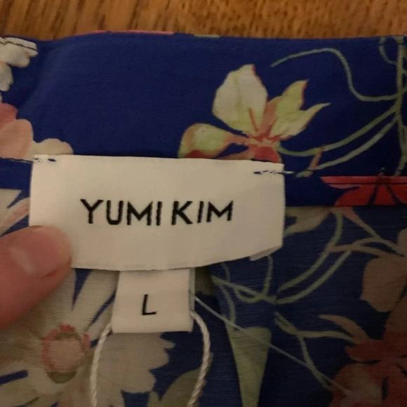 NWT Yumi Kim Blue Floral Ruffle Skort Size L - Picture 3 of 9